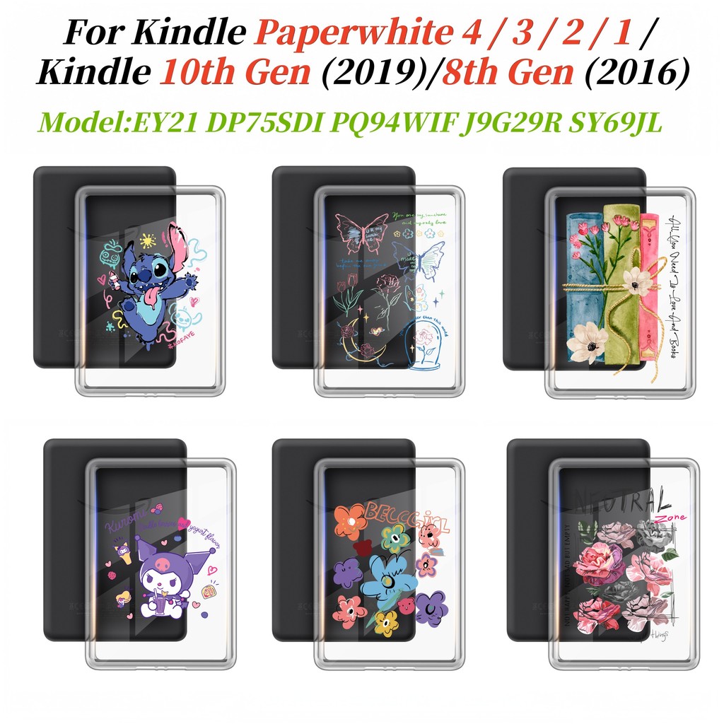อะคริลิคสําหรับ Paperwhite 4 3 2 1 Kindle 10th 8th 7th 6th 5th Gen 6.0EY21 DP75SDI PQ94WIF J9G29R SY