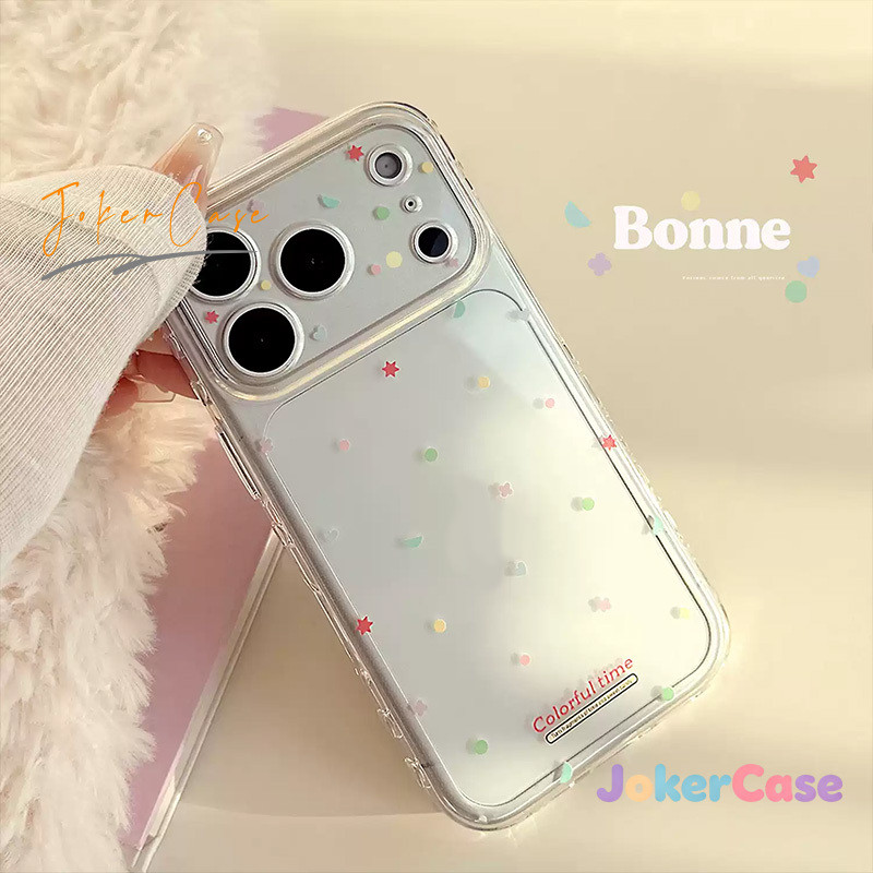 เหมาะสำหรับ IPhone 17 16 13 12 15 11 14 Pro Max 15 Plus 14 16 Plus 15 11 14 Pro เคสโทรศัพท์ลายจุดสีสันสดใสสไตล์เรโทร
