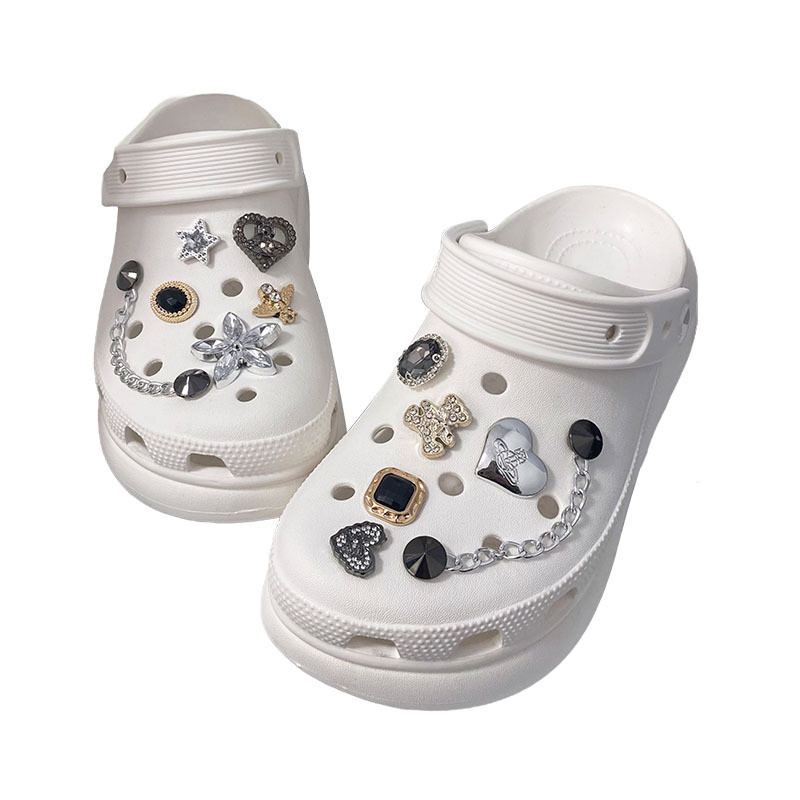 จี้ตกแต่งรองเท้าแฟชั่นหรูหรา | ของแต่งรองเท้าโคลก ดีไซน์พรีเมียม วิบวับสวยงาม - รูปที่ 3