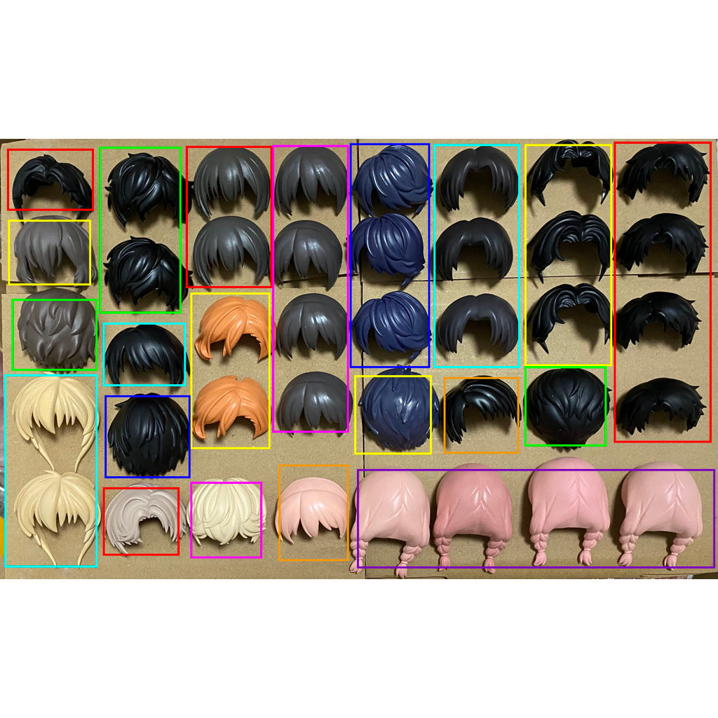 [ข้อเสนอพิเศษ Clearance] gsc Nendoroid Hair ด้านหน้าด้านหลังผมแยก Corpse Demon Change Mould ob11