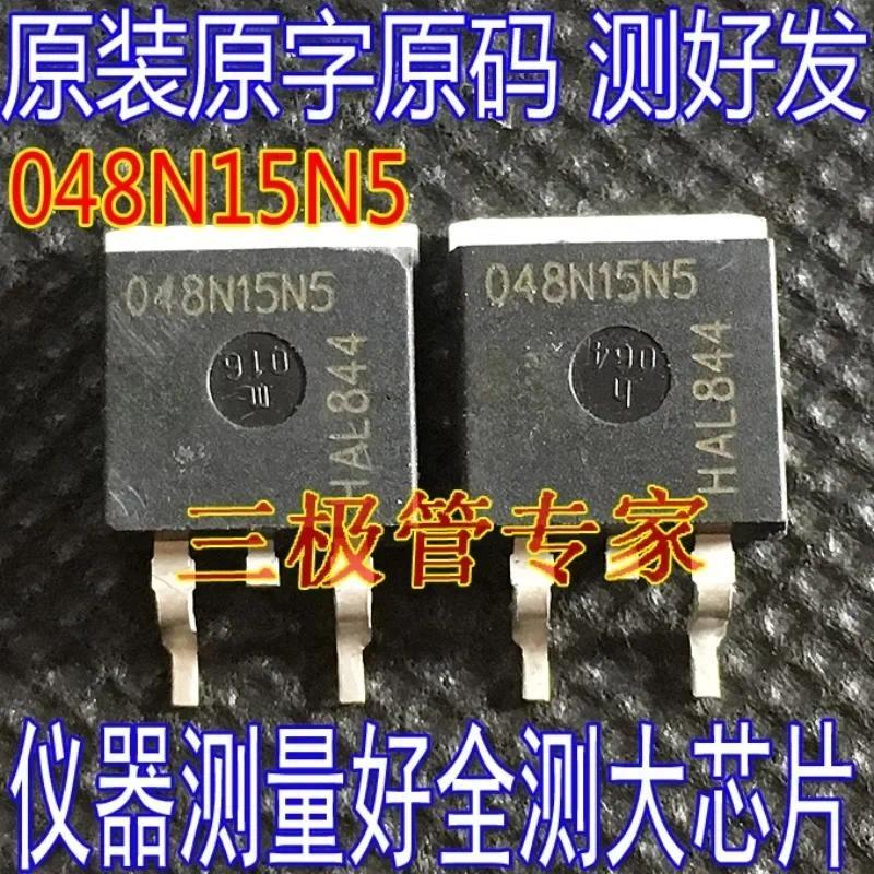 10PCS Used&Not NEW&ส่งหลังจากวัดต้นฉบับนําเข้าตัวอักษรเดิม 048N15N5 IPB048N15N5 patch TO-263 150V120