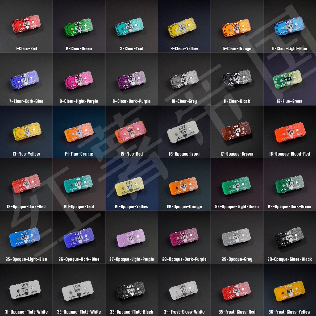 Life 41x20x9mm Board Game Counter - Portable 20x9mm Scoring Tool