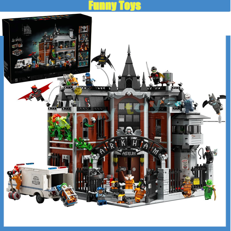 76300,Arkham Asylum,Building Blocks Joker,Batman,Super Hero Building Set สําหรับผู้ใหญ่ของขวัญสําหรั