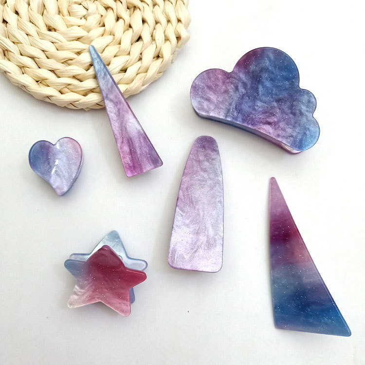 Sato Ishihara กิ๊บรูปแบบแฟนตาซี สี Starry Sky สไตล์เกาหลี สำหรับแต่งผม CU2O