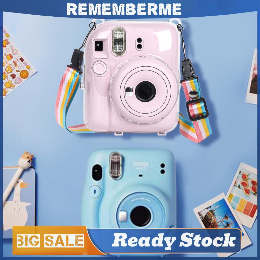 มินิเกราะป้องกันพร้อมสายคล้องไหล่กรณีป้องกันสําหรับ Fujifilm Instax Mini 12 สําหรับกล้อง Instax Mini