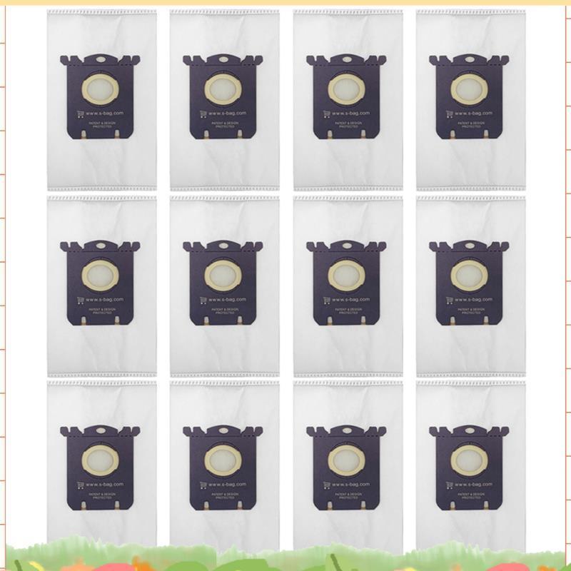 ถุงเก็บฝุ่นสําหรับเครื่องดูดฝุ่นคลาสสิก EL200F EL200F EL4100 EL4200 EL6985 EL7000 EL85009(12PCS)