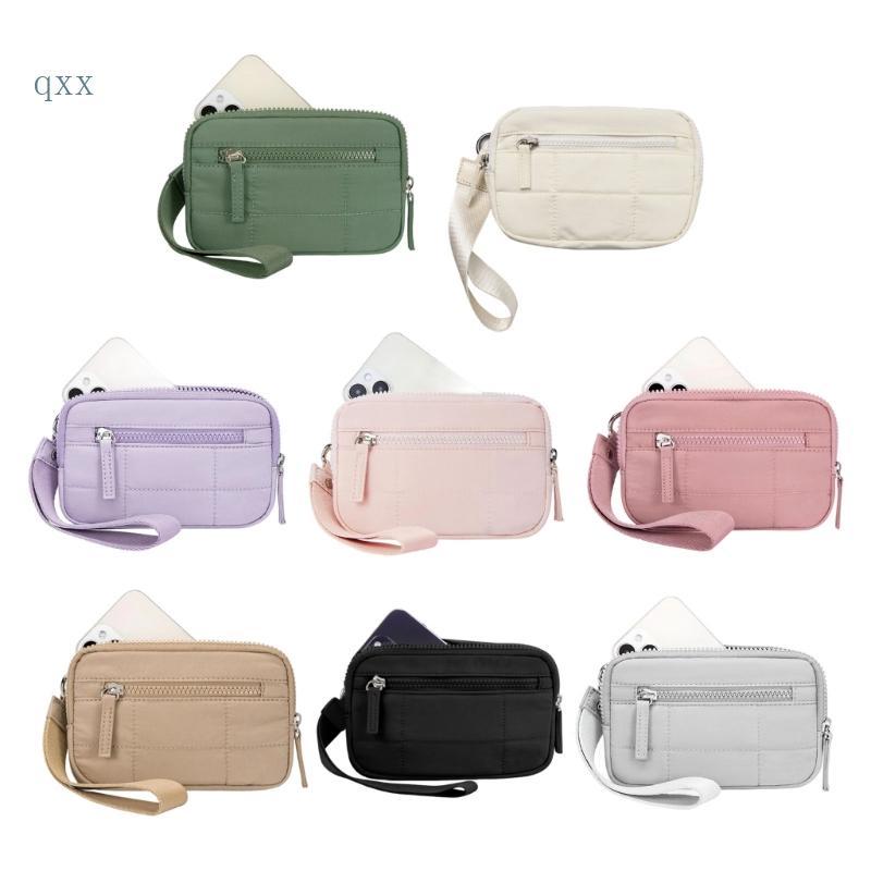 CH* Keychain Wallet Coin Pouch Wristlet Wallet Coin Pouch Quilted Credit Card Holder