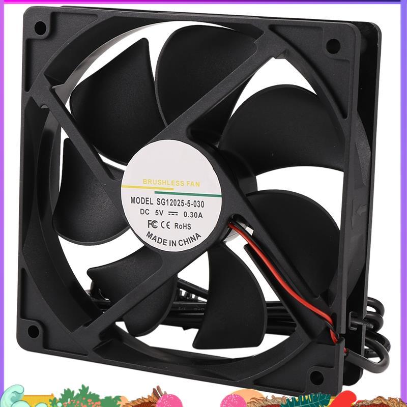 Super 5V USB 2000RPM พัดลมระบายความร้อน 12 ซม. เครื่องทําความเย็นความเร็วสูงสําหรับ Iceriver KS0 KS0