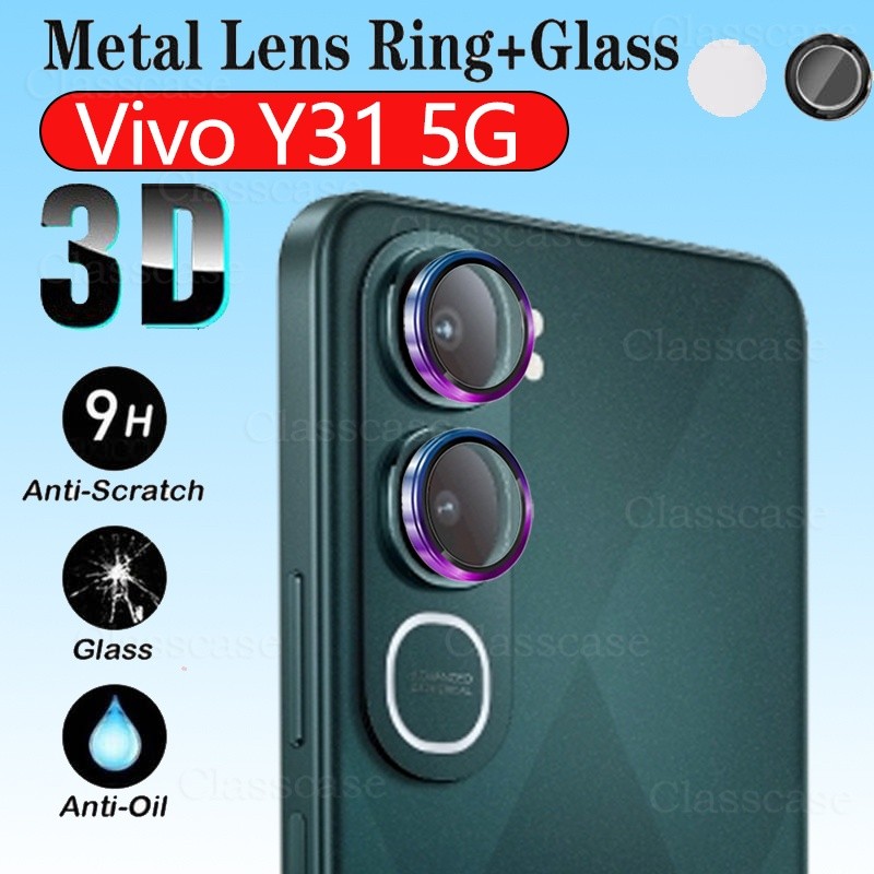 [คลังสินค้าพร้อม]เลนส์กล้องโลหะสําหรับVivo Y31 Y21d VivoY31 Y 31 VivoY21d Y 21d Y21 d 4G 5G 2025 9H 
