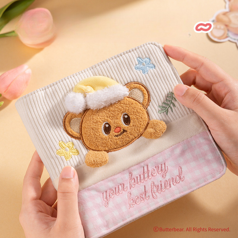 [สินค้าใหม่] Butter Bear Plush Notebook Notebook Notebook Student Notebook
