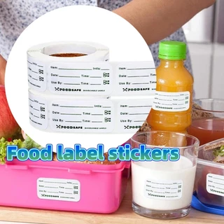 ของมาใหม่！500ชิ้น/ม้วน ฉลากสติ๊กเกอร์ Kitchen Sticker แสดงวันผลิต-วันหมดอายุ สำหรับตู้เย็นตู้แช่แข็งป้าย