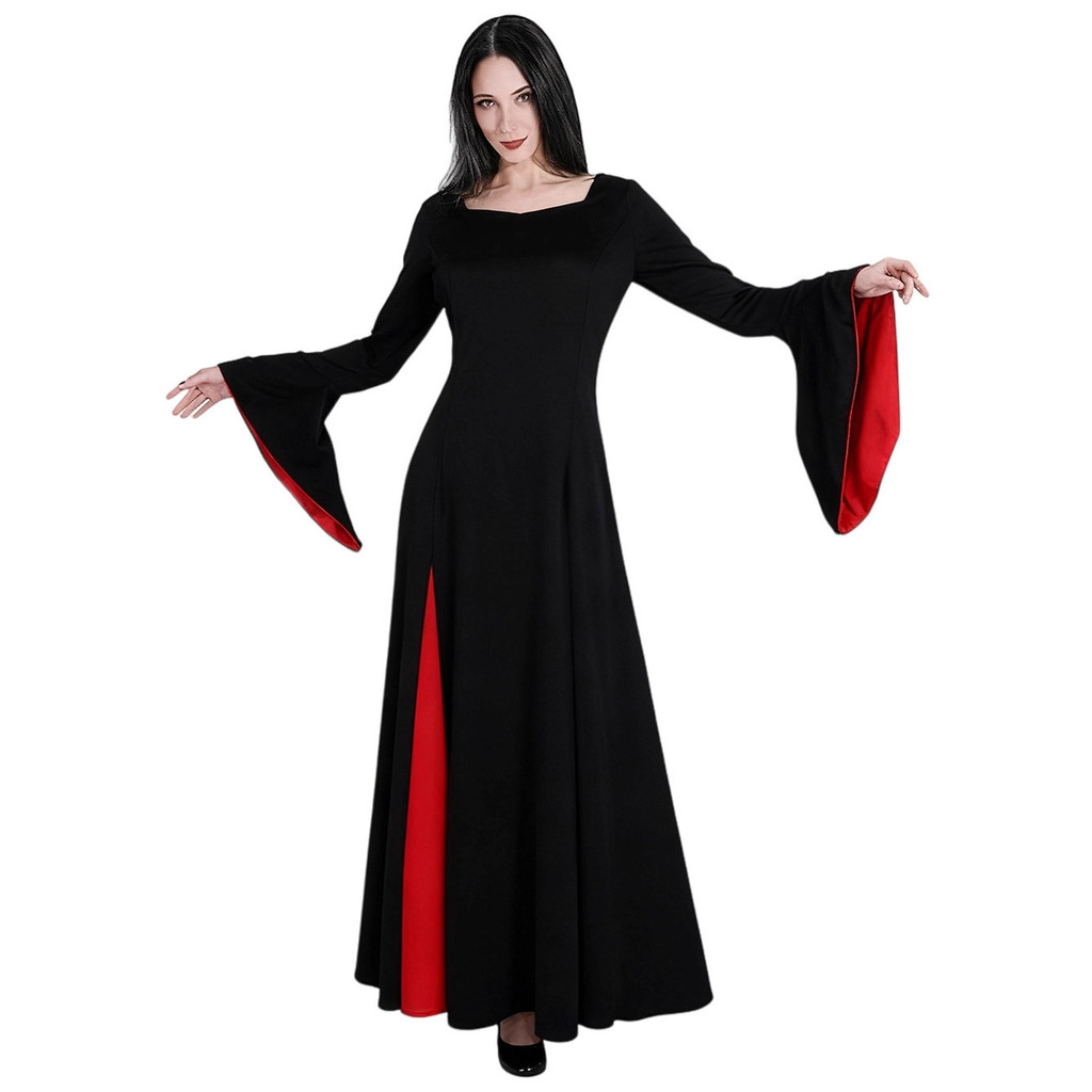 ชุดคอสเพลย์ Wednesday ภาคสอง แบบ Mom จาก The Addams Family สำหรับการแสดงฮาโลวีน