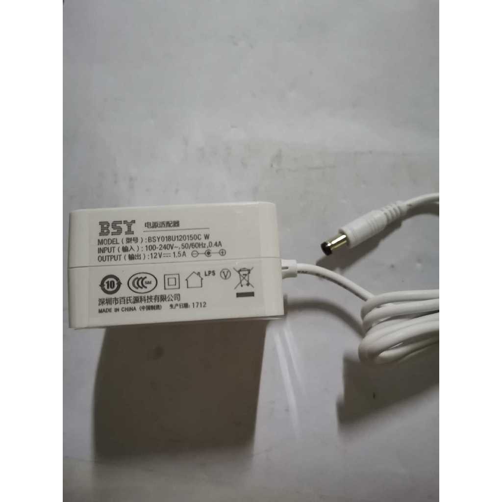 BSY เหมาะสําหรับแมวอ่อน BSY018U120150CW Power Supply 12v1.5a Display Router Adapter