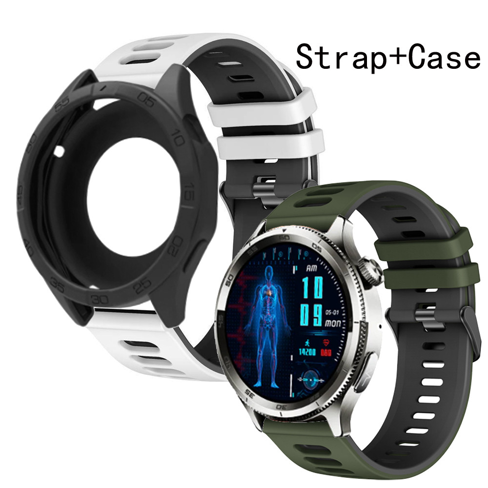 Aolon PULSE สายคล้องกรณีหน้าจอเปลือกป้องกันสําหรับ Aolon ECG PULSE Smartwatch สายคล้องคอสายรัดข้อมือ