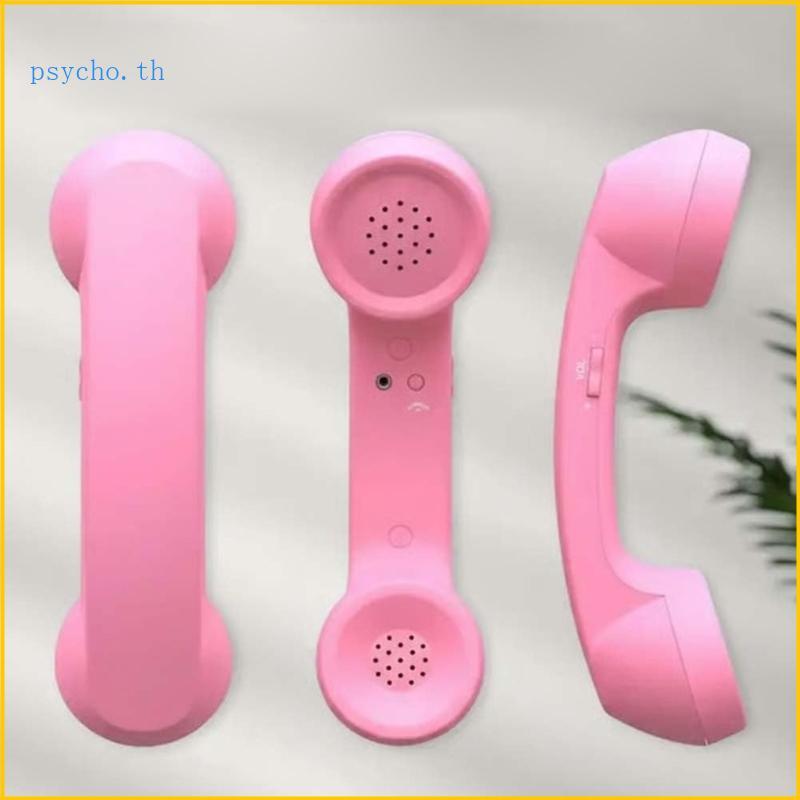Psy Retro โทรศัพท์ Handset สําหรับโทรศัพท์มือถือ AndroidFram Receiver พร้อมไมโครโฟน Comment Vintage Old School Tel