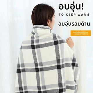 【ผ้าห่มหลายใช้ 】ผ้าห่มสวมใส่ มีกระดุม ผ้าห่มออฟฟิศ กันหนาว ผ้าห่มอุ่นไหล่ ผ้าห่มผ้าคลุม ไหล่ผู้ใหญ่ผ้าสักหลาด ผ้าห่ม