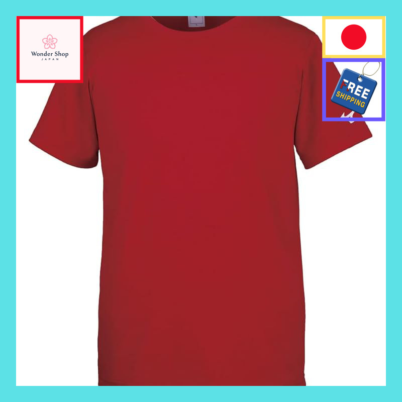 [Mizuno] Training Wear Short Sleeve T-Shirt with Logo on Sleeves, Moisture-Wicking and Quick-Drying,