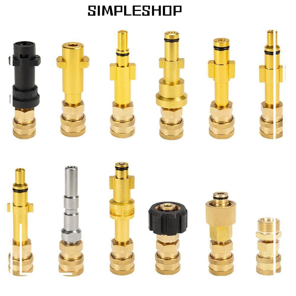 SIMPLESHOP Quick Connector High Pressure Foam Generator Fitting สําหรับ Karcher Snow Foam Bayonet Ad