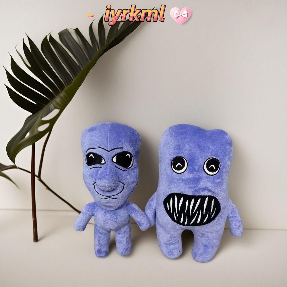 IYRKML Ao Oni ของเล่นตุ๊กตา,นุ่ม Plush Blue Demon ตุ๊กตาตุ๊กตา, การ์ตูนตลกออกแบบอะนิเมะรูปเกมตุ๊กตาอ