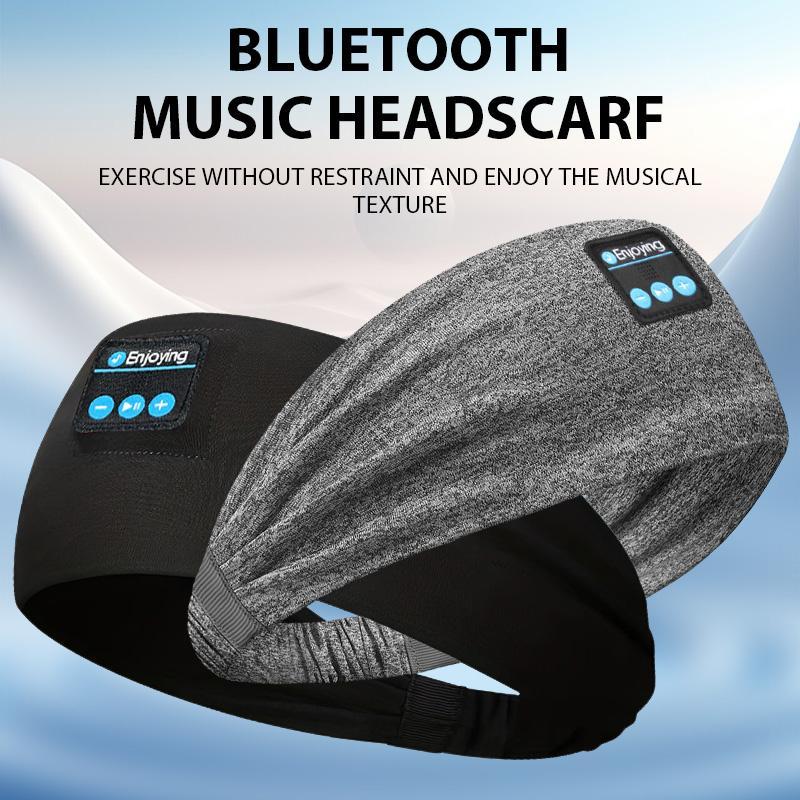 ที่คาดผมบลูทูธไร้สายหูฟังนอนหลับหูฟังกีฬา/หมวกเพลง Headscar พร้อมลําโพงสเตอริโอ HD หน้ากากปิดตาสําหรับด้านข้าง Sl