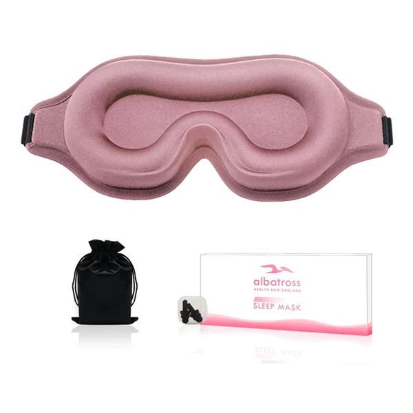 Pink Eye Mask Breathable & Soft สําหรับ ing