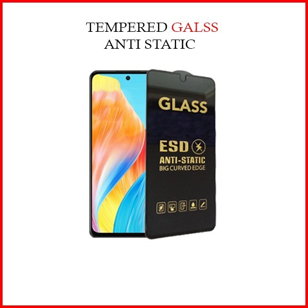 TEMPERED GLASS FULL ESD ANTI STATIC สําหรับ IPHONE X XS XR XS MAX IPHONE 6 6G 6S IPHONE 7 8 IPHONE 6
