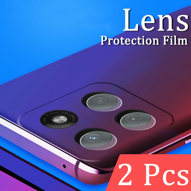 2 ชิ้นเลนส์กล้องกระจกป้องกันสําหรับ Motorola Moto G67 Power G57 Power กระจกนิรภัยป้องกันเลนส์หน้าจอส