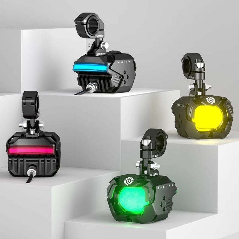 Future Eye F150ProF20XF30PUF1 รถจักรยานยนต์ led Spotlight ไฟฟ้ารถเสริม Street Light Strobe เลนส์ f