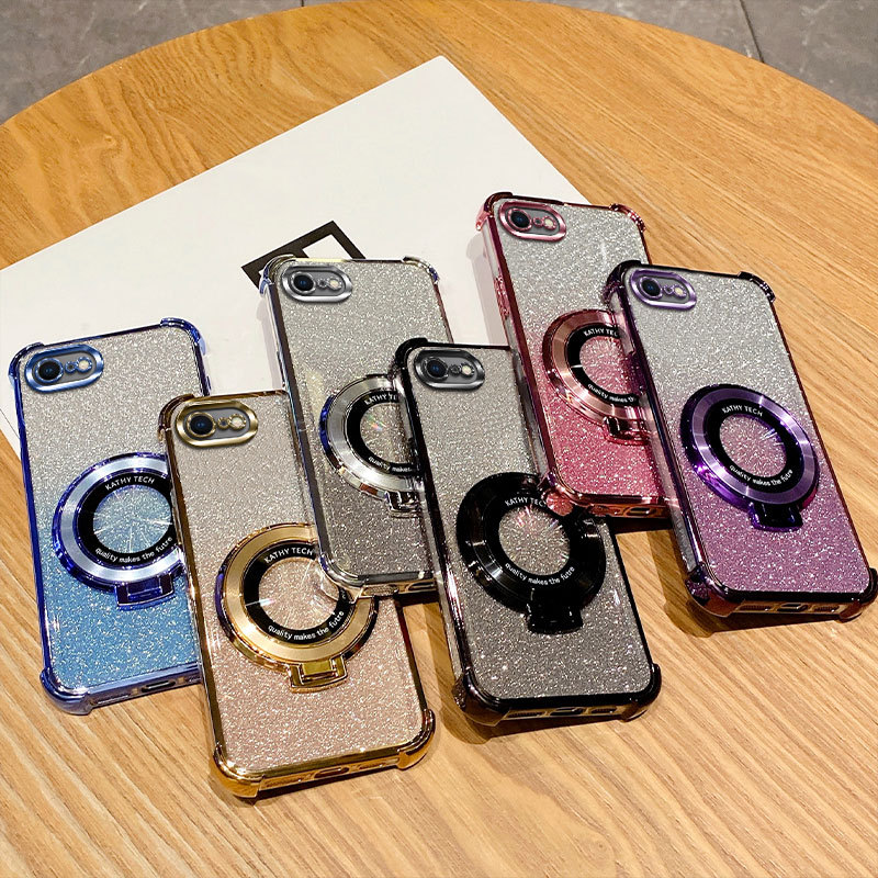 เคส iPhone 7 Case iPhone 8 Case iPhone se(2020) Case iPhone se(2022) Electroplating flash สี่มุม ant
