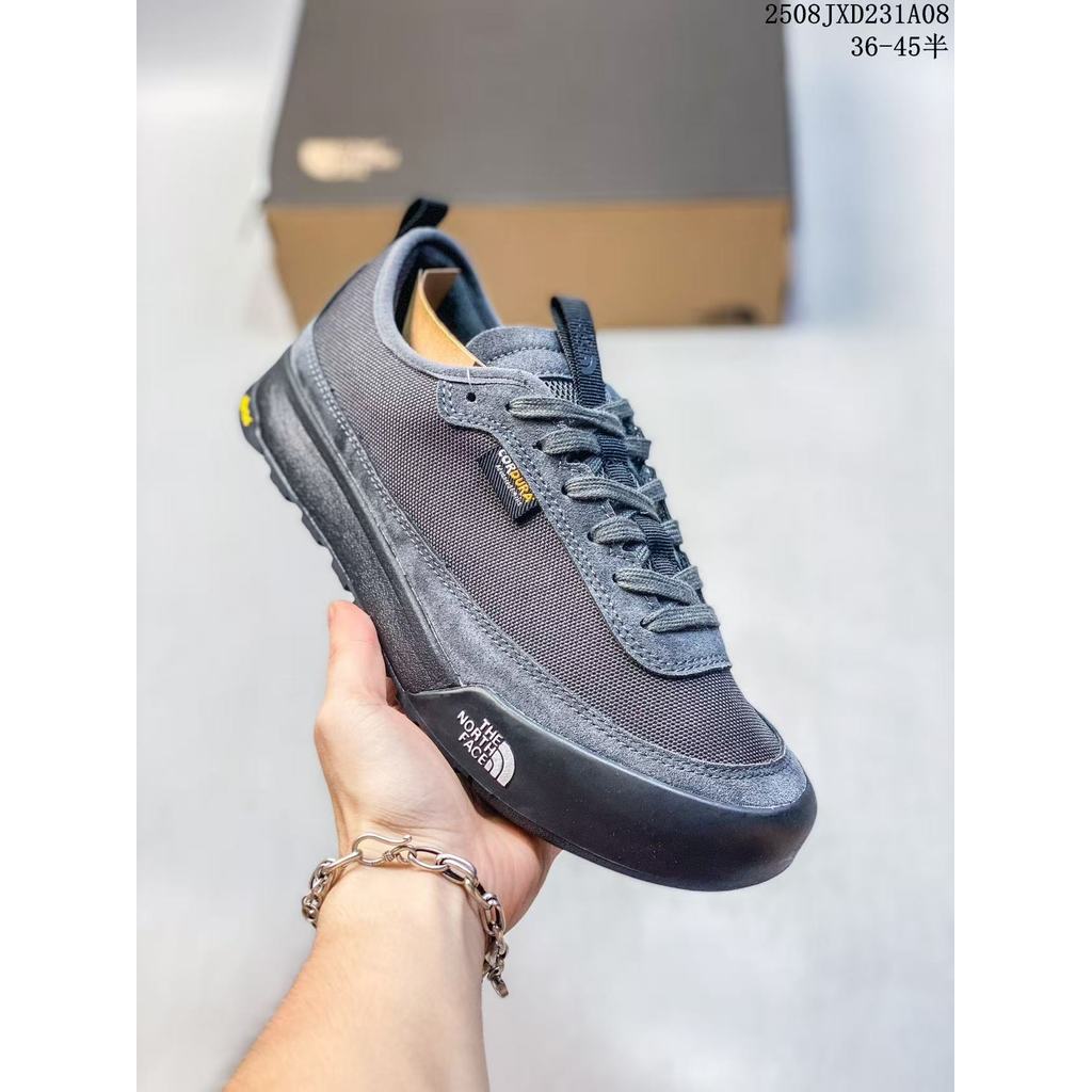 The North Face รองเท้าผ้าใบกันลื่นกลางแจ้งระบายอากาศได้ผู้ชาย