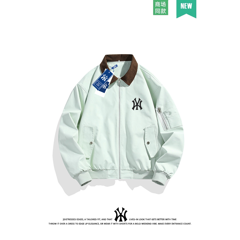 MLB Lapel Jacket Mens New Casual Sports Jacket Thin Overalls Top Men