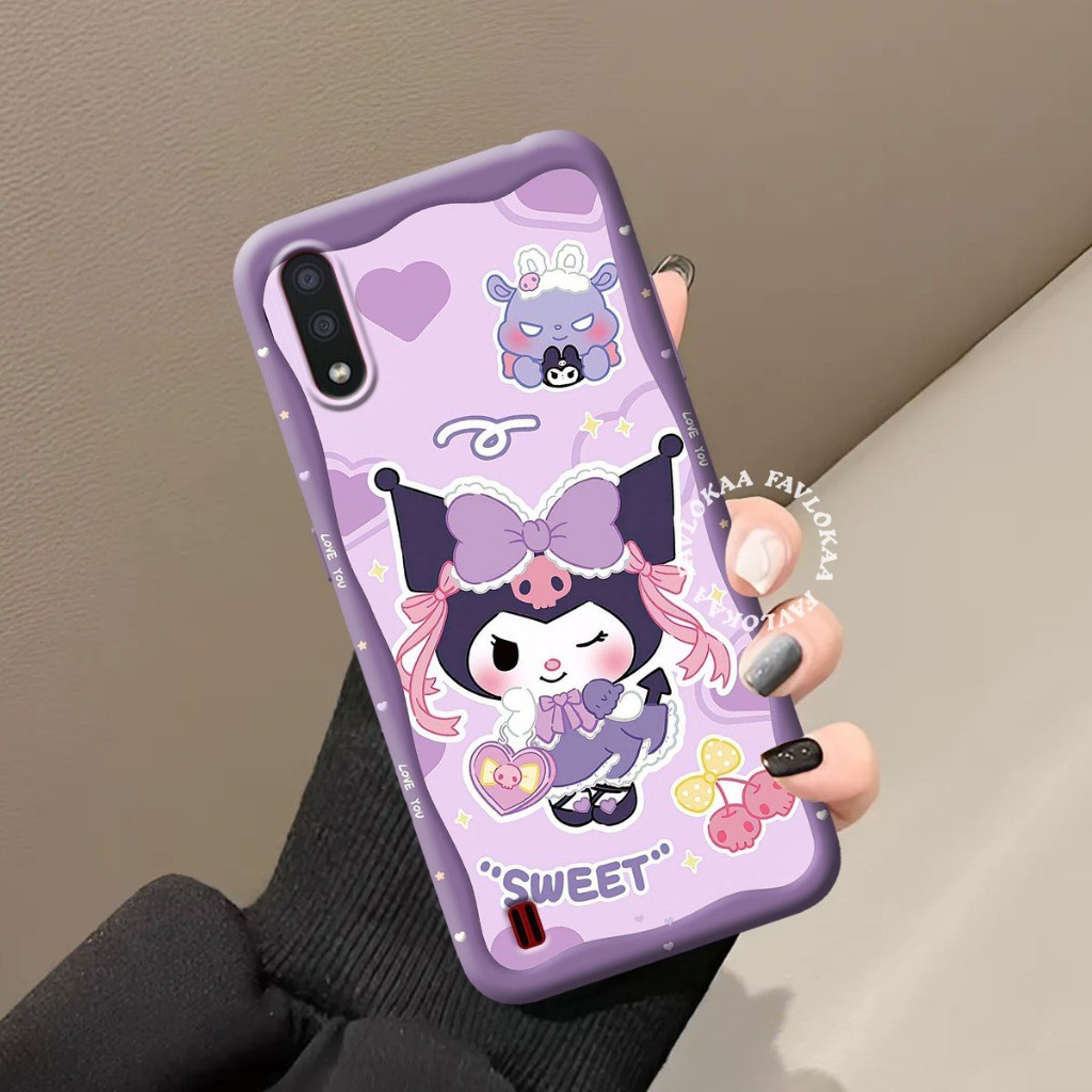 (FL02) เคส Samsung A01 A01Core A02 A03Core Fashion Case Softcase Macaron Silicone TPU