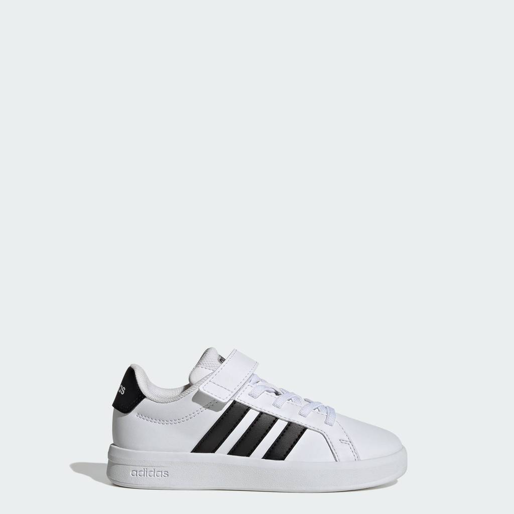 adidas ไลฟ์สไตล์ รองเท้า GRAND COURT 3.0 สำหรับเด็ก เด็ก สีขาว HP3531