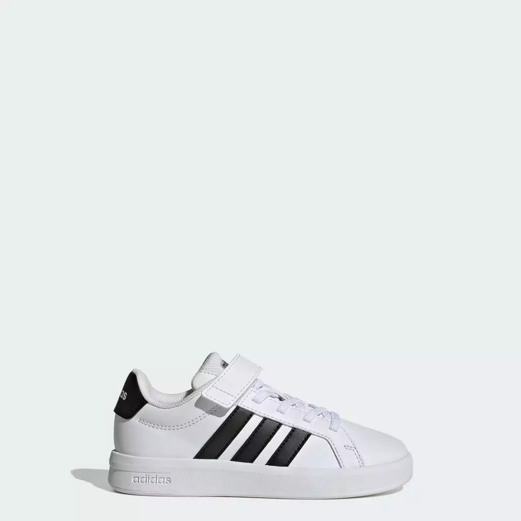 adidas ไลฟ์สไตล์ รองเท้า GRAND COURT 3.0 สำหรับเด็ก เด็ก สีขาว HP3531
