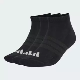 adidas ไลฟ์สไตล์ ถุงเท้าโลว์คัท Cushioned Essentials (3 คู่) Unisex สีดำ KR7122