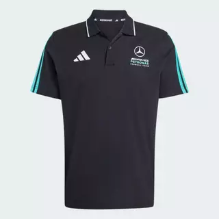adidas Motorsport เสื้อโปโล MERCEDES - AMG PETRONAS FORMULA 1 TEAM DNA ผู้ชาย สีดำ KE8165