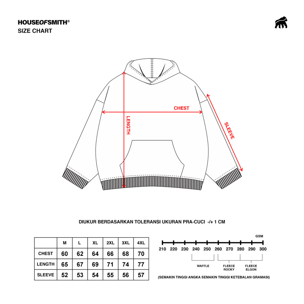 House of Smith เสื้อกันหนาวมีฮู้ดขนาดใหญ่สําหรับผู้ชาย – เสื้อฮู้ดขนาดใหญ่ย่างคาปูชิโน่ ราคา ถูกที่สุด ดีลบีเคเค แกลเลอรีภาพที่ 5
