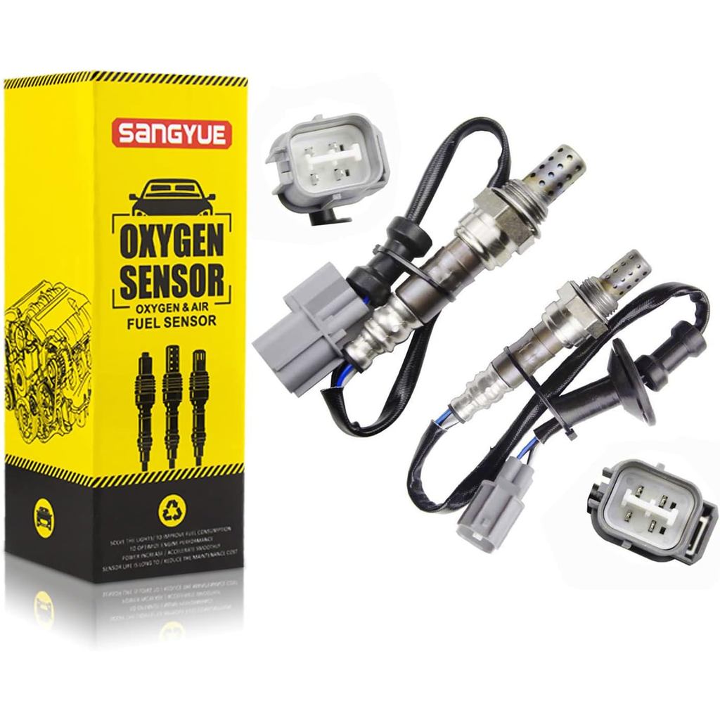 2X เซนเซอร์ออกซิเจน 1 & 2 สําหรับ 1997-2001 Honda CR-V 2.0L; 1996-2001 Acura Integra 1.8L ต้นน้ํา + 