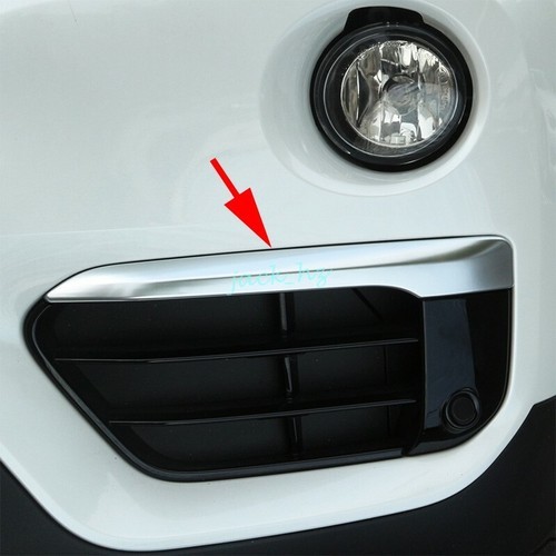 For 2016-2019 BMW X1 F48 Matte Chrome Front Bumper Fog Light Trims Accessories