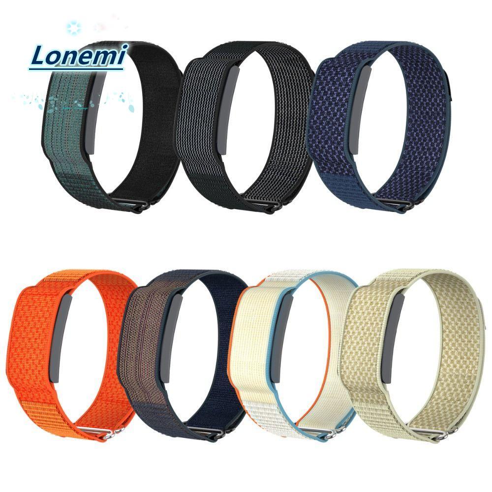 LONEMI Sport Band, 22mm Loop Design Fitness Tracker Strap, Breathable Adjustable Nylon Bicep Band สํ