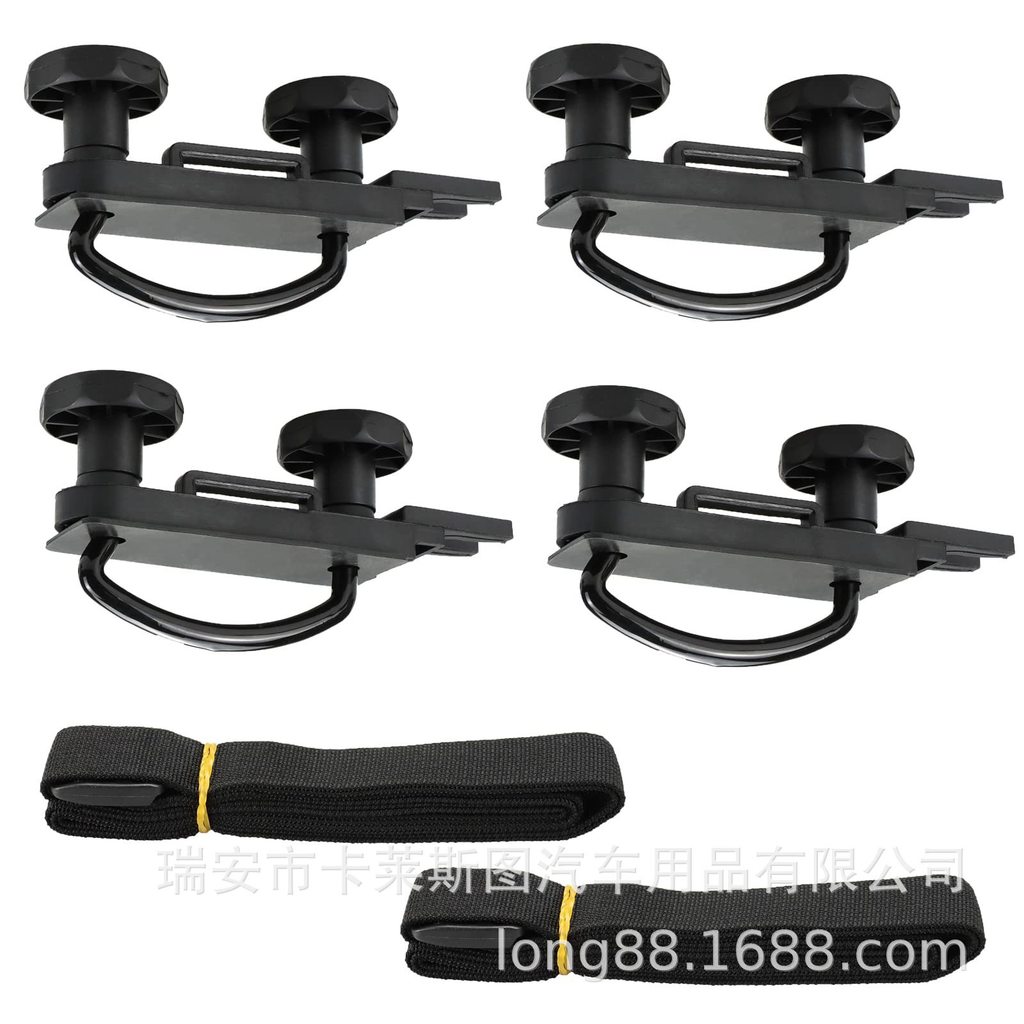 เหมาะสําหรับรถหลังคาอุปกรณ์ติดตั้งกระเป๋าเดินทางเฉพาะ U-Shaped Bolt U-Hook Hook ชั้นวางกระเป๋าเดินทา