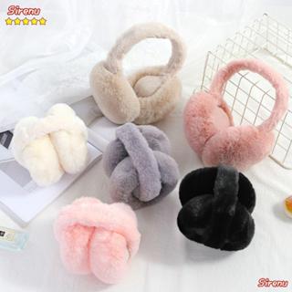 อุปกรณ์ป้องกันลมหนาวสำหรับผู้หญิง หูอุ่นแบบพับได้ สไตล์แฟชั่…