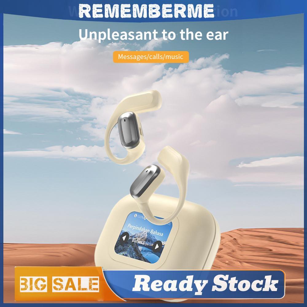 หูฟังแปล BT ไร้สาย หูฟัง Ai Translating Earbuds หูฟัง AI Translator หูฟังสําหรับธุรกิจการเดินทางและก