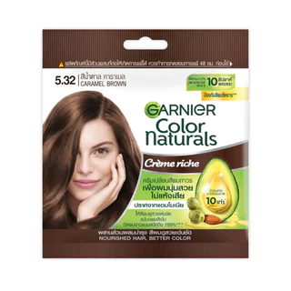 Garnier Color การ์นิเย่ คัลเลอร์ แนทเชอรัลส์ 5.32 สีน้ำตาล คาราเมล