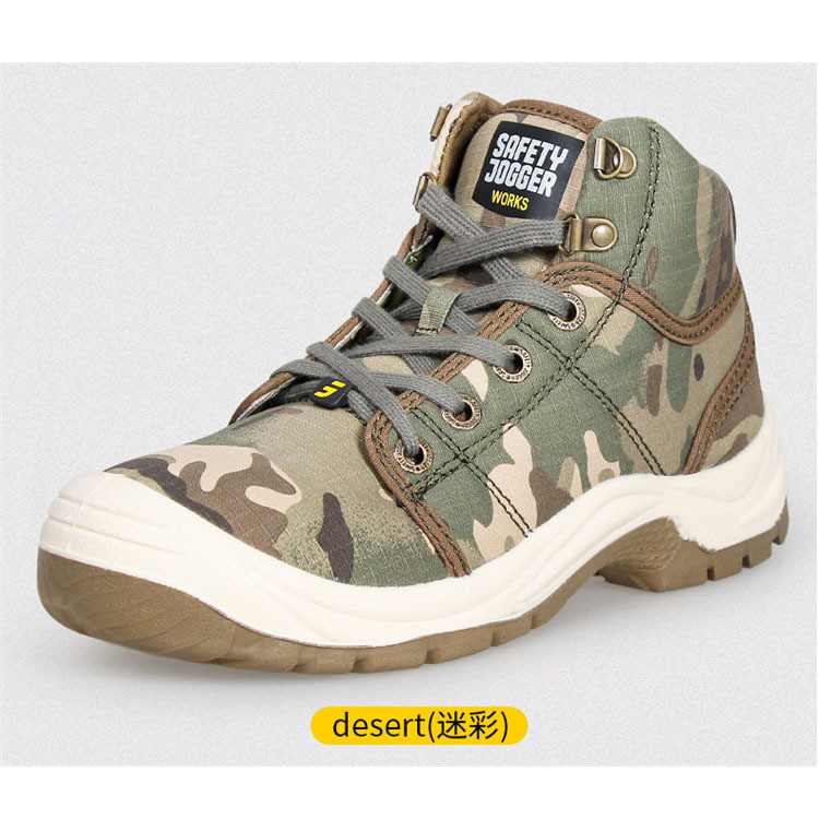 นําเข้ายุโรปมาตรฐาน Steel Toe SAFETY JOGGER รองเท้าป้องกันแรงงาน Breathable Anti-smashing Anti-stab 