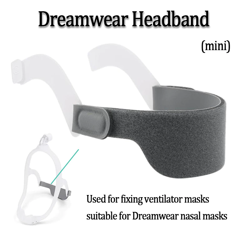 ปรับ CPAP สายรัดหัวนุ่ม DreamWear หน้ากากจมูกเครื่องช่วยหายใจการนอนหลับ Universal สายรัดหัวเปลี่ยน