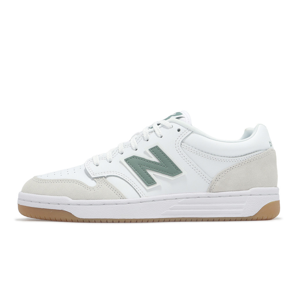 New Balance Casual Shoes 480 Mens Womens White Green Retro NB [ACS] BB480LYG-D
