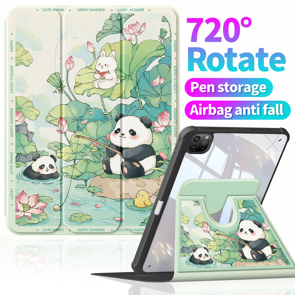 A1398 Leisure Panda เหมาะสําหรับ Apple iPad 11th Generation A16 เคสป้องกัน 丨 ถุงลมนิรภัยกันกระแทก 丨 