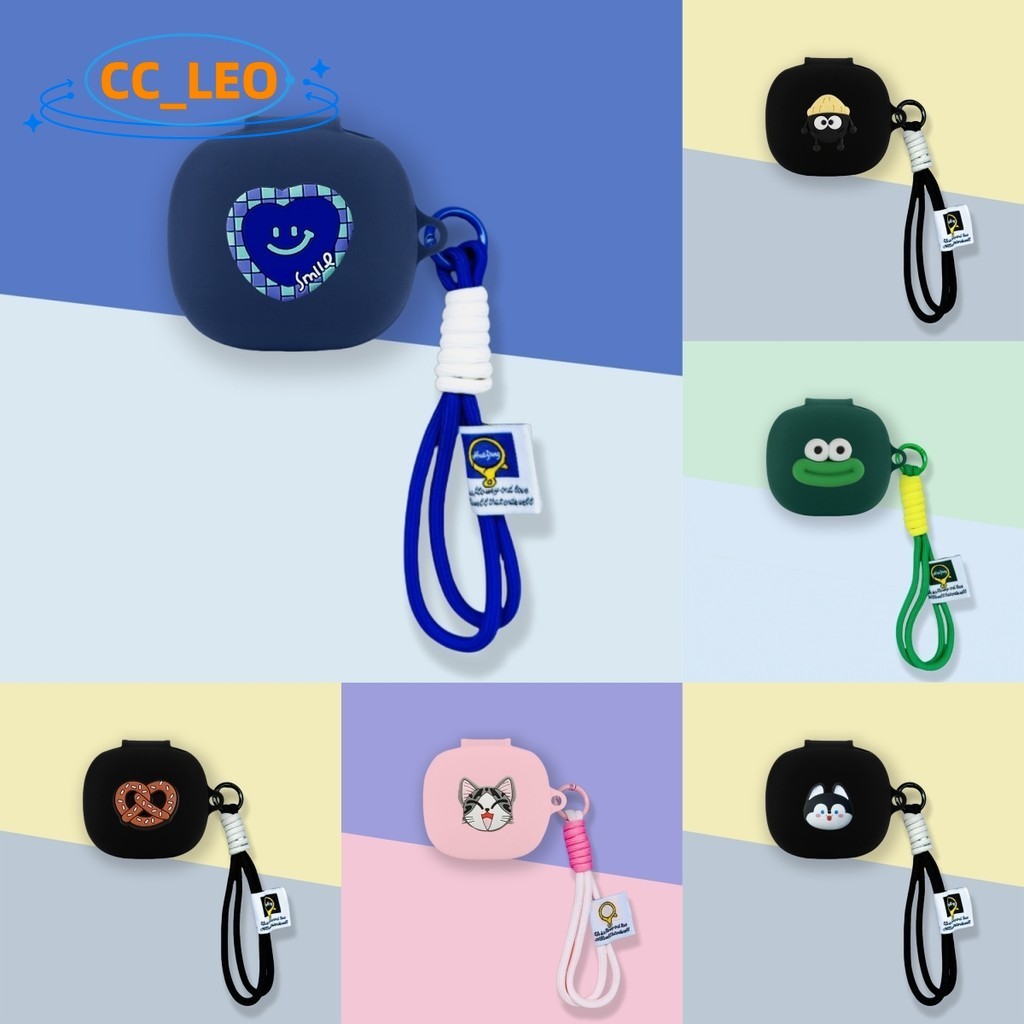 for Anker Soundcore R60i NC Case Cute Lanyard Pendant Soundcore P31i Silicone Soft Case Suitable for