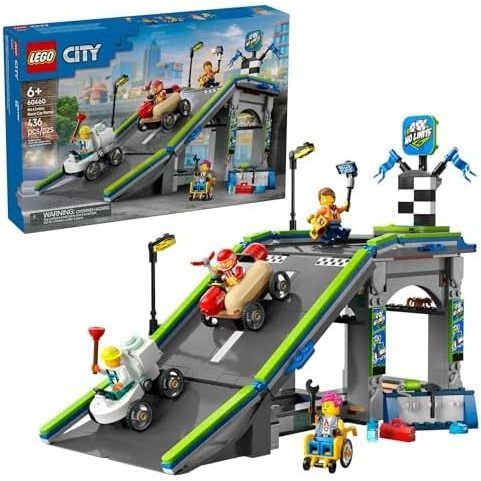 LEGO City No Limits: Race Car Ramp Track Toy - Building Toy for Kids, Boys and Girls, Age 6+ - Soap 
